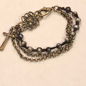 Lucky Brand bracelet with cross